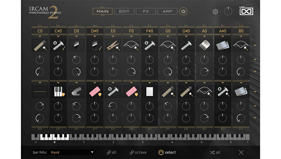 UVI IRCAM Prepared Piano 2【※シリアルPDFメール納品】【DTM】【ピアノ/キーボード音源】