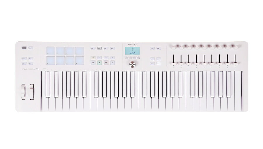 Arturia KeyLab Essential 49 mk3 Alpine White