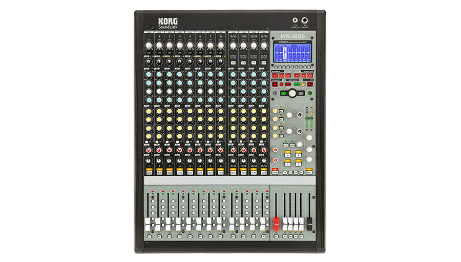 KORG MW-1608-BK【アナログミキサー】