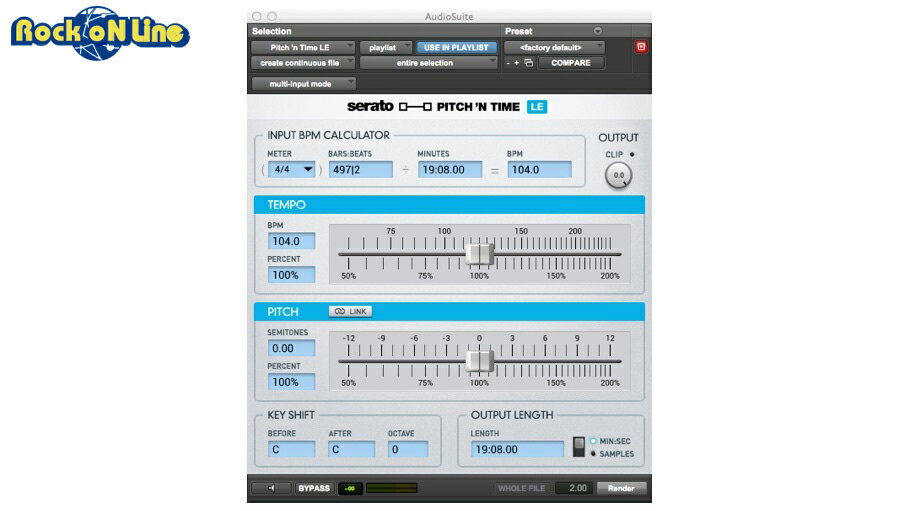 SERATO Pitch'n Time LE 3.0【※シリアルメール納品】