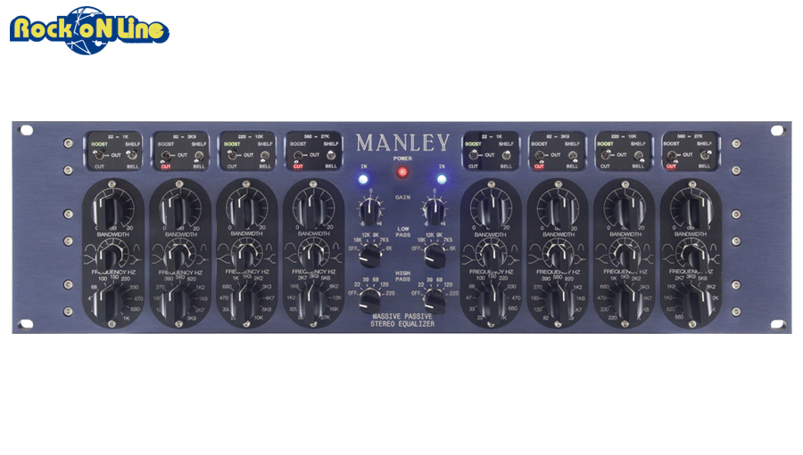 MANLEY Massive Passive Stereo Tube EQ【レコーディング】