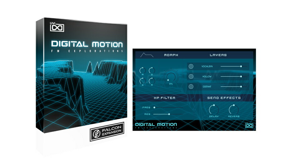 UVI Digital Motion for Falcon【※シリアルPDFメール納品】【DTM】【エフェクトプラグイン】