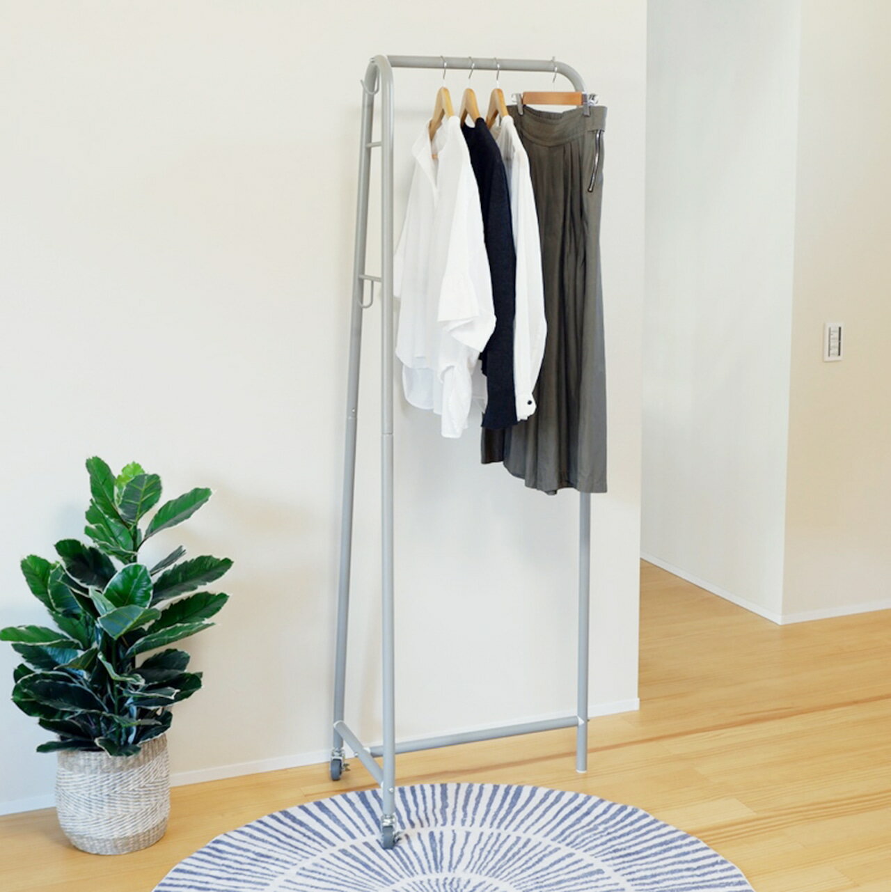 アイアンハンガーラック スリム