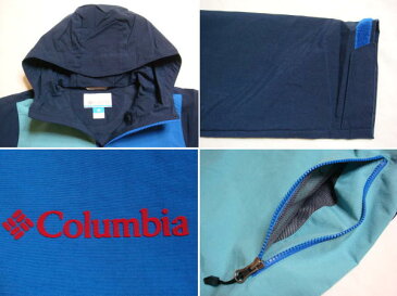 【SALE・セール】 Columbia コロンビア ナイロン ジャケット Vizzavona Pass Jacket マウンテンパーカー メンズ レインウエア 薄手 撥水加工 PM3427 -Navy Multi