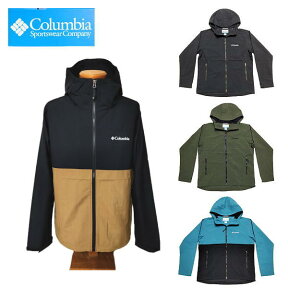 Columbia コロンビア ナイロン ジャケット Vizzavona Pass Jacket マウンテンパーカー メンズ レインウエア ヴィザボナパスジャケット 薄手 撥水加工 PM3864