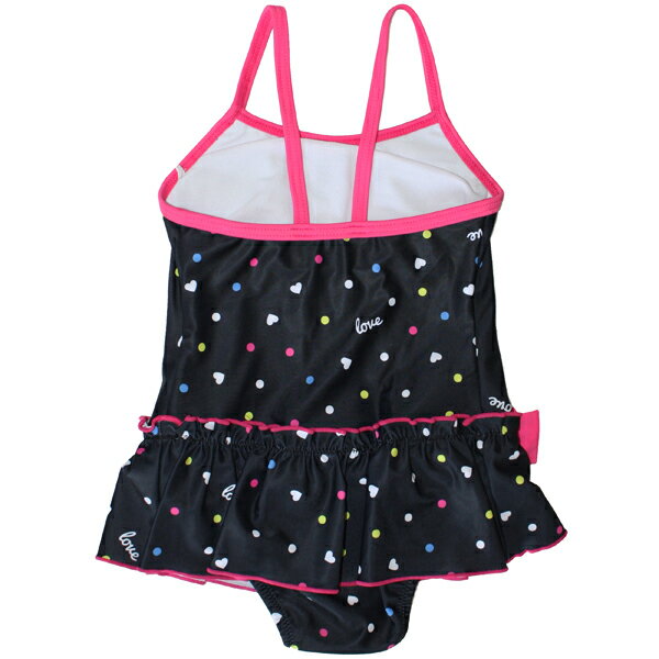 PONEYCOMB(パニカム) カバーアップ付き女児用ワンピース水着 33450412 [ブラック]【送料無料ライン/39ショップ】