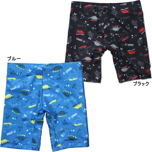 商品説明 未就学児、男児赤ちゃん向けのスイムパンツ水着です。 ウエスト部ゴム入り ■カラー ブルー ブラック ■品質表示 総柄部分：ポリエステル85% ポリウレタン15% 無地部分：ポリエステル82% ポリウレタン18% ■サイズ 90(身...