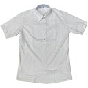 ラクシャツ RAKUSHIRT メンズ半袖スクールワイシャツ ホワイト　ニットワイシャツ カッターシャツ 半袖ワイシャツ Yシャツ 男性用 学校衣料 学生衣料 学生服 明石スクールユニフォームカンパニー 明石被服興業