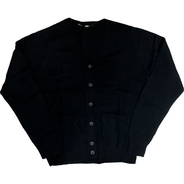 無地綿100%Vネックスクールカー...