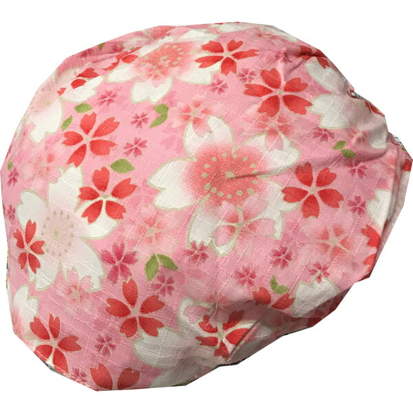 お祭用品 喧嘩かぶり 桜 [188ピンク]　お祭り衣装 お祭り用品 帽子 男女兼用 フリーサイズ　【送料無料ライン/39ショップ】