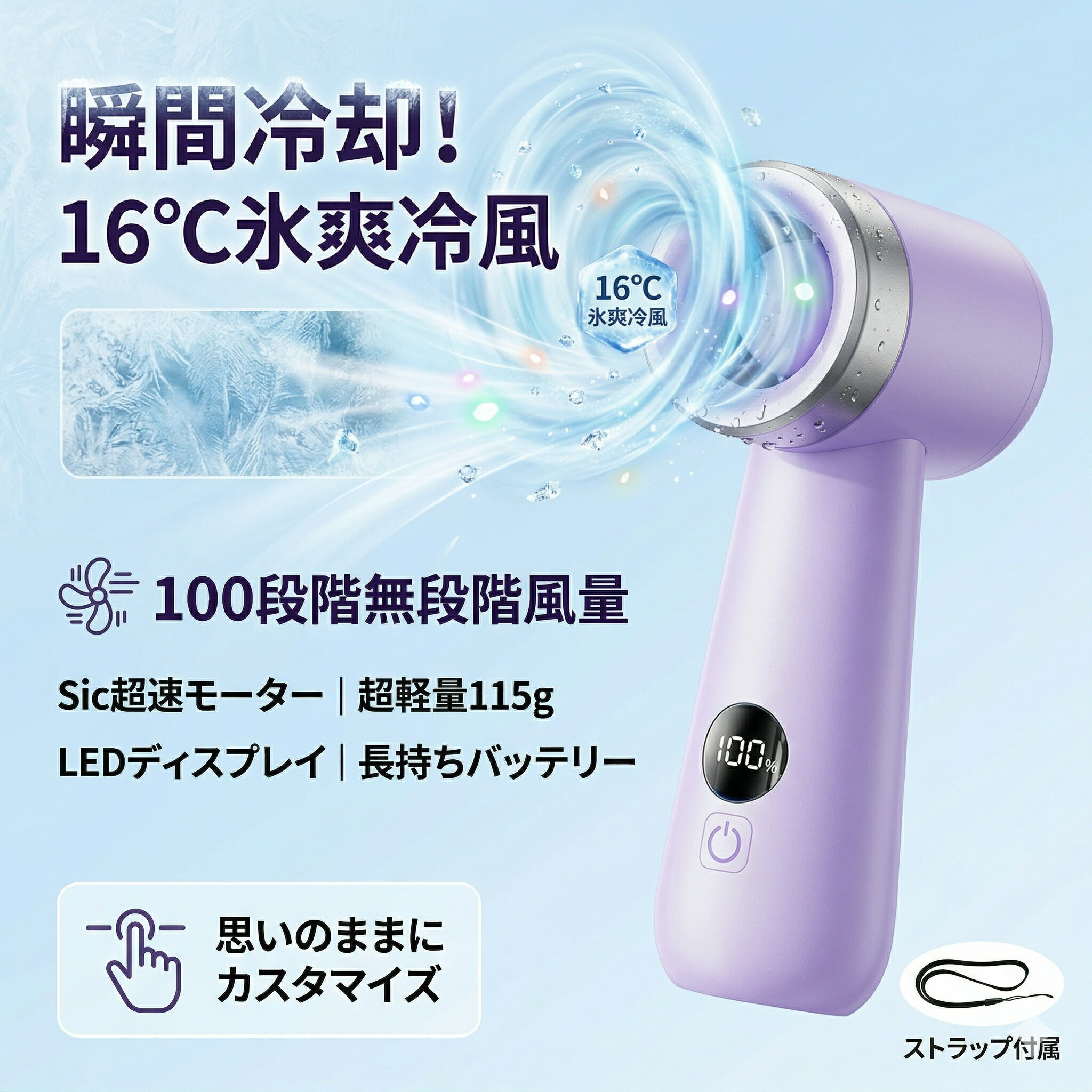 【2026新登場・炎暑対策】ハンディファン 携帯扇風機 扇風機 小型 無極調整 携帯扇風機 手持ち扇風機 首掛け扇風機 超大風量 瞬間冷却 小型 静音 ハンデ扇風機 軽量 充電式 3000mAh 熱中症 冷却扇風機 暑さ対策 首涼しい 節電 ファン 新生活