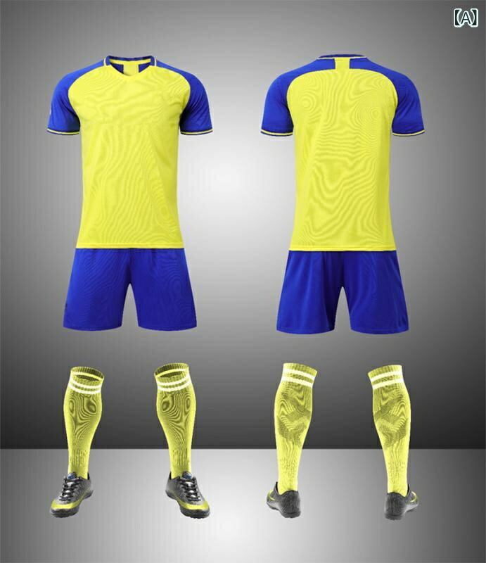 Rakuten - サッカーユニフォーム 上下セット メンズ レディース キッズ 練習着 半袖 サッカーウェア チーム部活の運動や試合に快適で動きやすい親子や家族でお揃いシンプルセットアップ