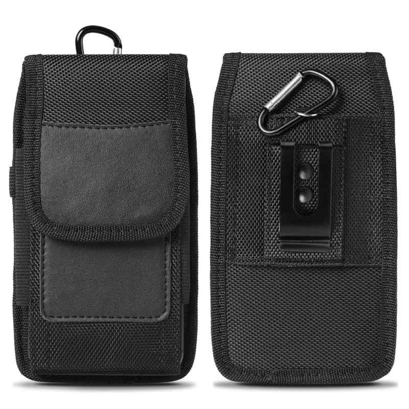 スマホポーチ ベルト スマホ ベルトケース 5.6-6.8インチ 腰装着型 コンパクト収納 旅行/通勤用 シンプルデザイン レディースメンズ共用 スマートフォン...