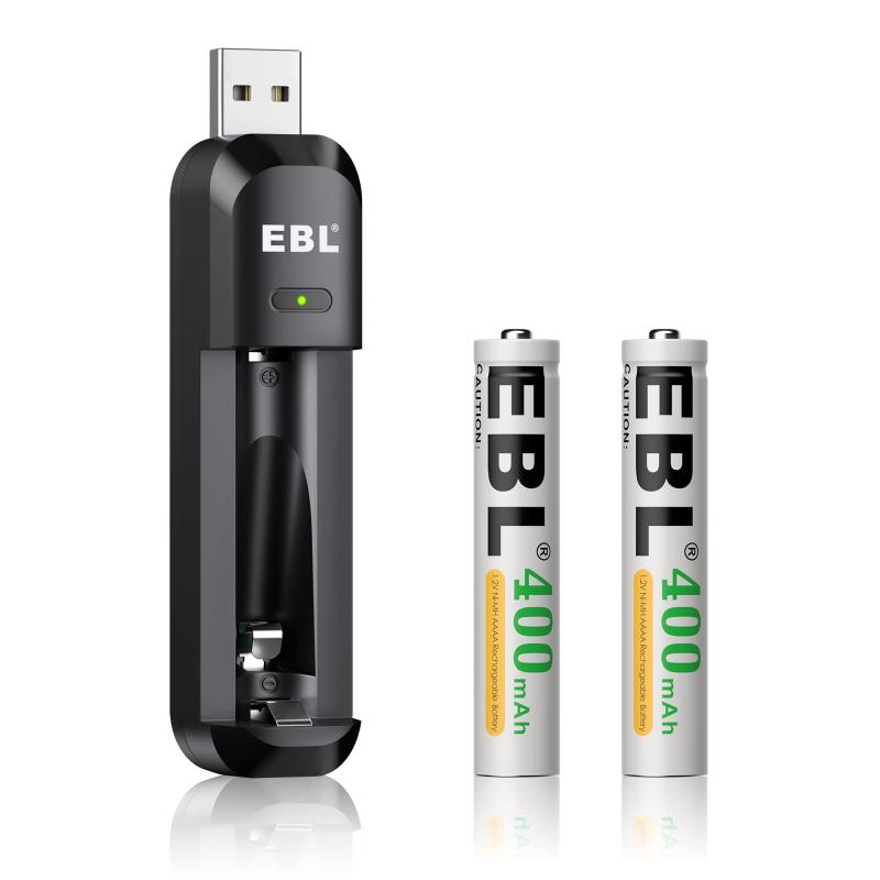 EBL電池充電器 単6ニッケル水素 充電池(aaaa/aa/aaa ニッカドNiMh充電電池用）