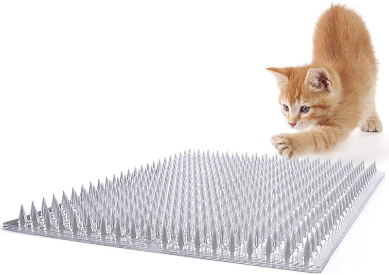 乐天商城 - 猫よけ シート ここダメシート 鳥よけ 43*34cm H1.8cm 害獣・猫侵入防止対策 ペットや子供が傷がない 透明…