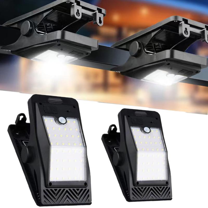 Batone クリッパ クリップ式 センサーライトソーラー ランタン 2個TYPE-C充電人感センサー ソーラーライト 屋外 防水 LED センサーライト 屋外 ソーラー 人感防犯ライト キャンプ ライト キャン