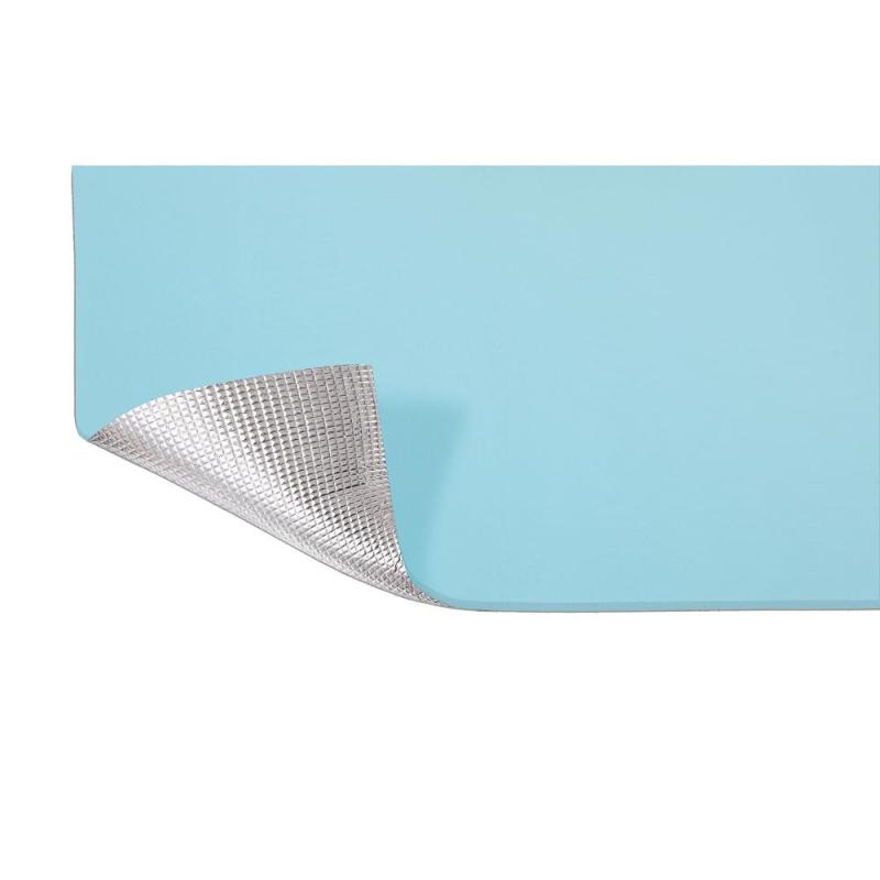 リブライト 東京ローソク プールマット 300cm×190cm ライトブルー、メタリックシルバー 081803-WL057