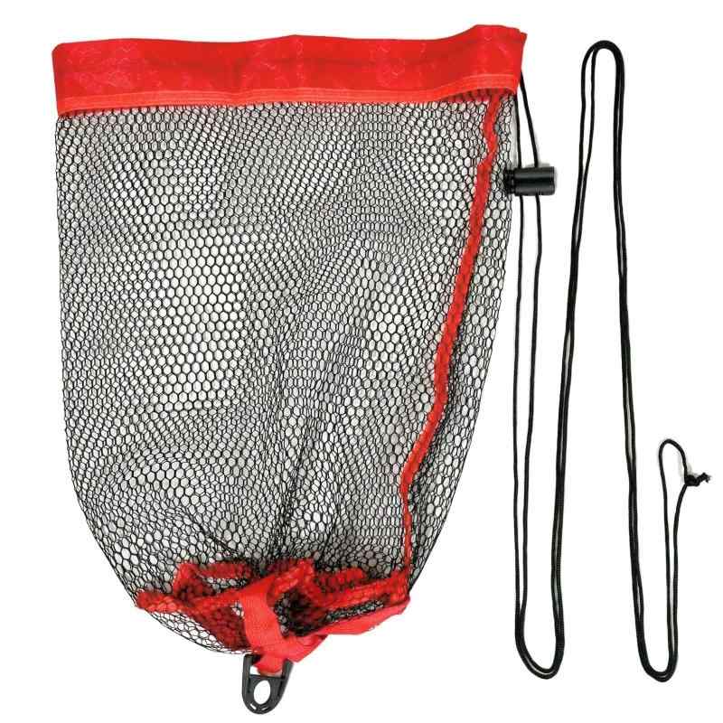 CHASO スカリ ビク 釣り 魚 活かし 網 ネット 折りたたみ 小型 コンパクト 軽量 キャンプ アウトドア トラウト 渓流 釣り具 袋 紐 フィッシング