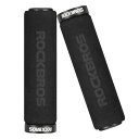 ROCKBROS(ロックブロス)自転車 グリップ ハンドルグリップ スポンジ 衝撃吸収 エルゴグリップ 超軽量 ロックオンタイプグリップ 内径22mm 滑り止め 握りやすい クロスバイク サイクルグリップ