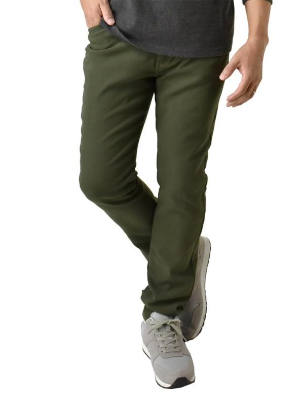 [アルージェ] 暖 超伸縮 チノパン 伸縮自在ストレッチ メンズ 裏フリース 防寒パンツ 冬 ズボン イージーパンツ スマホポケット / A1W