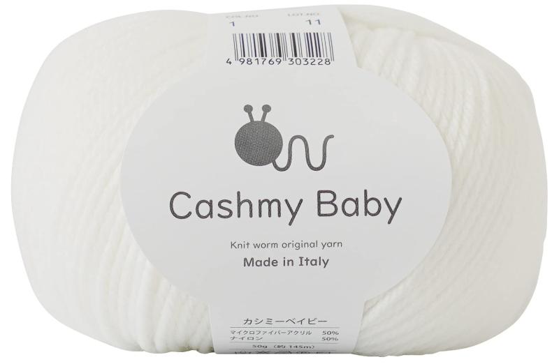 乐天商城 - 原ウール 毛糸 1玉 カシミーベイビー 合太 50g(約145m) マイクロファイバーアクリル50% ナイロン50% イタリア製