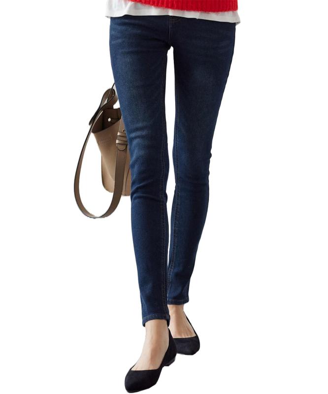 [神戸レタス] 裏起毛 デニム スキニー あったかパンツ レディース 大きいサイズ スキニーデニム ジーンズ ストレッチ 防寒 冬 カジュアル 防寒対策 秋 服 秋服 冬服 [M1759]