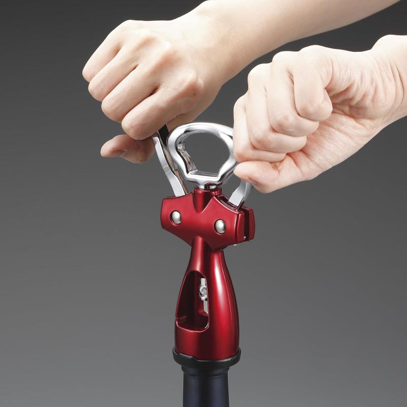 貝印 KAI ワイン オープナー コルク スクリュー ウィング タイプ KAI KITCHEN DH8220 2