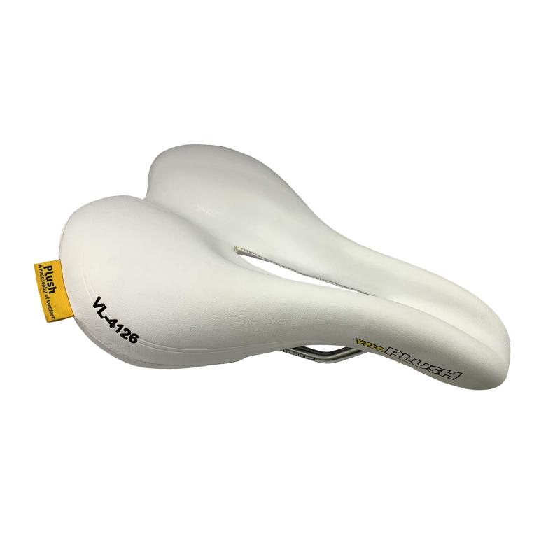 Mountain Bikes - VELO(ベロ) Plush VL-4126 女性向けサドル WHITE SL-OTR-M008