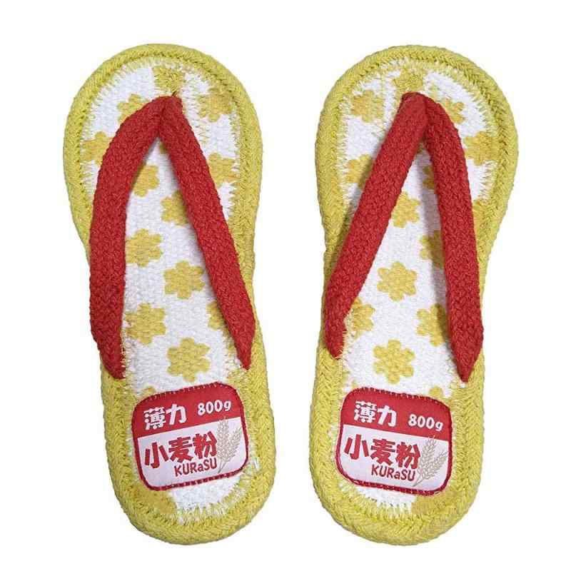 乐天商城 - 池村商会 コットンサンダル コミカル レディース フリーサイズ(約23.0〜25.0cm) YELLOW(小麦粉) 695842
