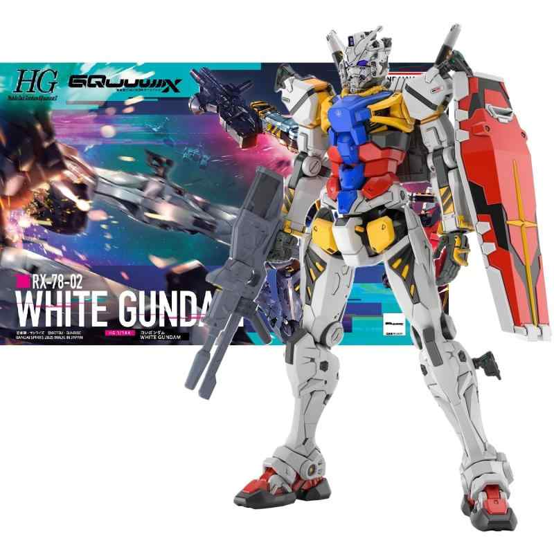 [HG] RX-78-02 하얀 건담 기동 전사 Gundam GQuuuuuuX (지쿠악스) 1/144 스케일 색으로 구분 된 플라스틱 모델