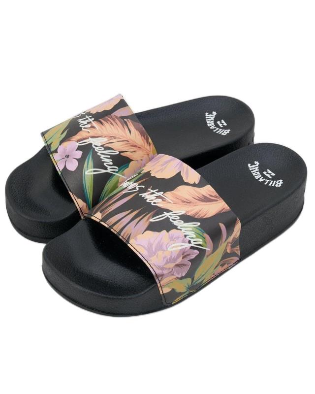 [ビラボン] レディース PRINT SHOWER SANDAL PLARFORMスライドサンダル