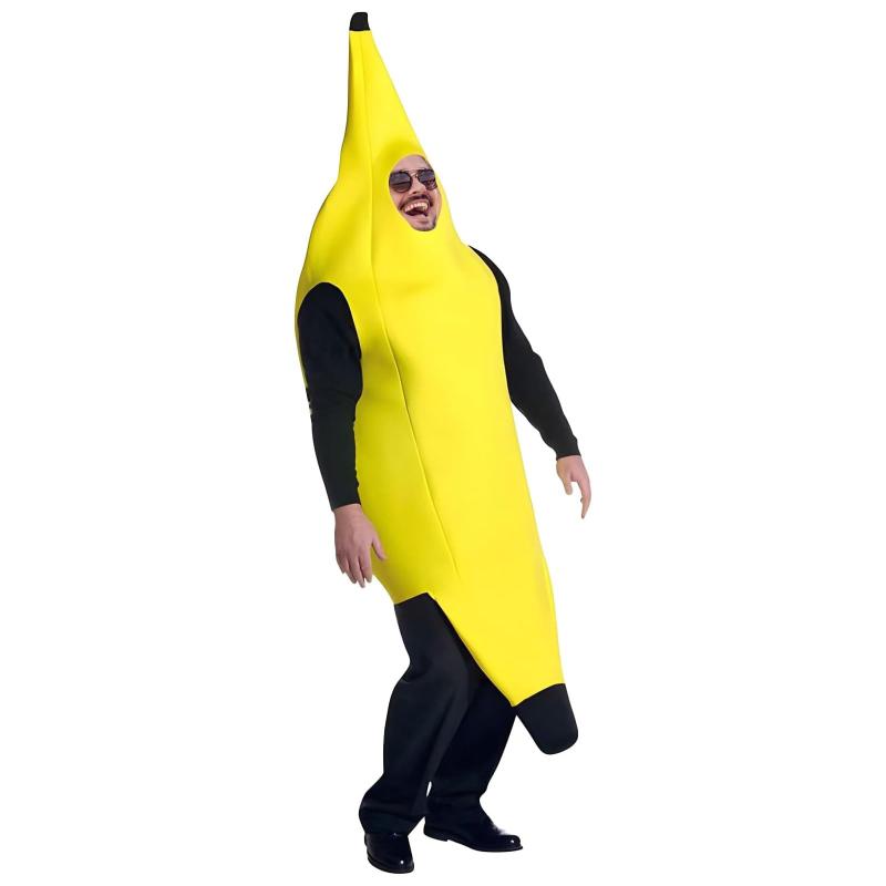 [KEKVE] ハロウィン 仮装 着ぐるみ 大人 バナナマン 全身 バナナ おもしろ コスプレ 面白い イベント ..