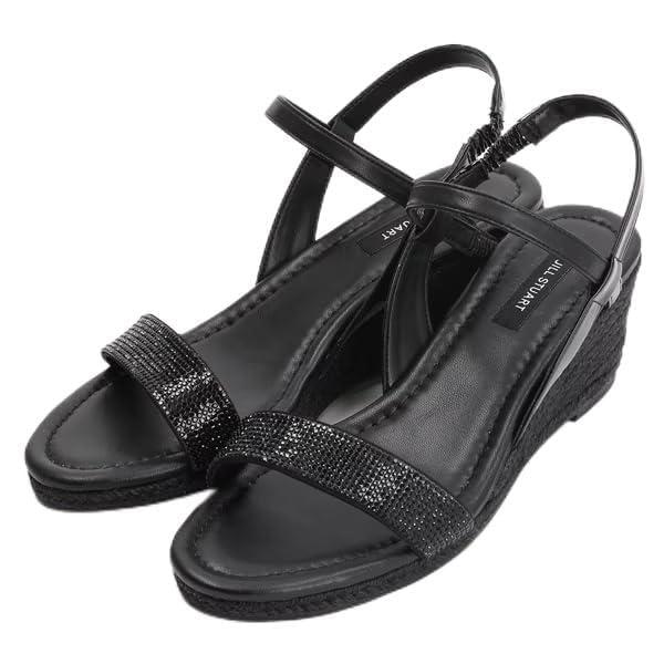 [ジルスチュアート シュー] ウェッジサンダル ラインストーンジュートウェッジサンダル6616 レディース 6616