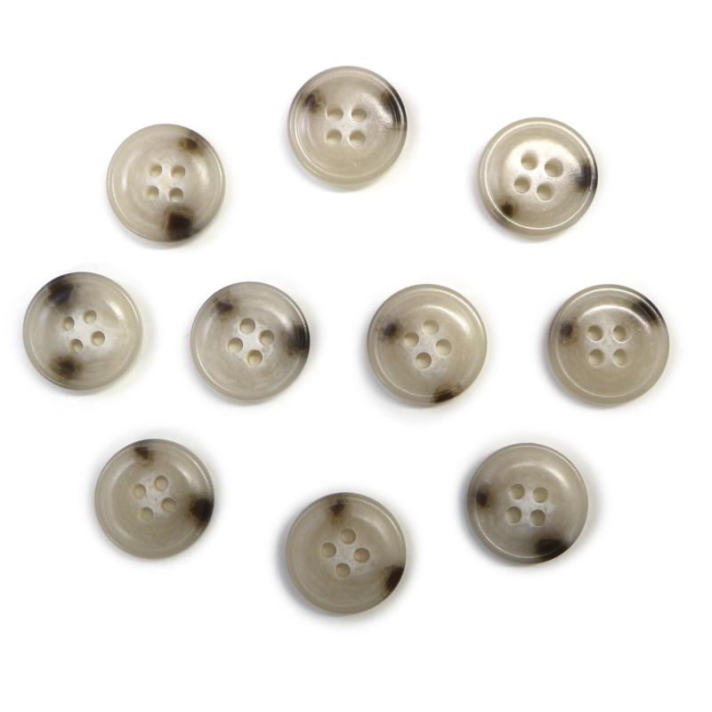 水牛調ボタン スーツ コート ジャケット ブレザー 四つ穴 フロント 袖口