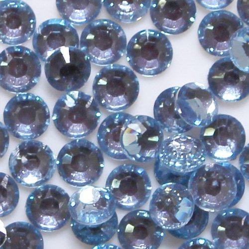 アクリルストーン ラインストーン ラウンドフラット 2mm 3mm 4mm 3サイズセット 計1000粒入り