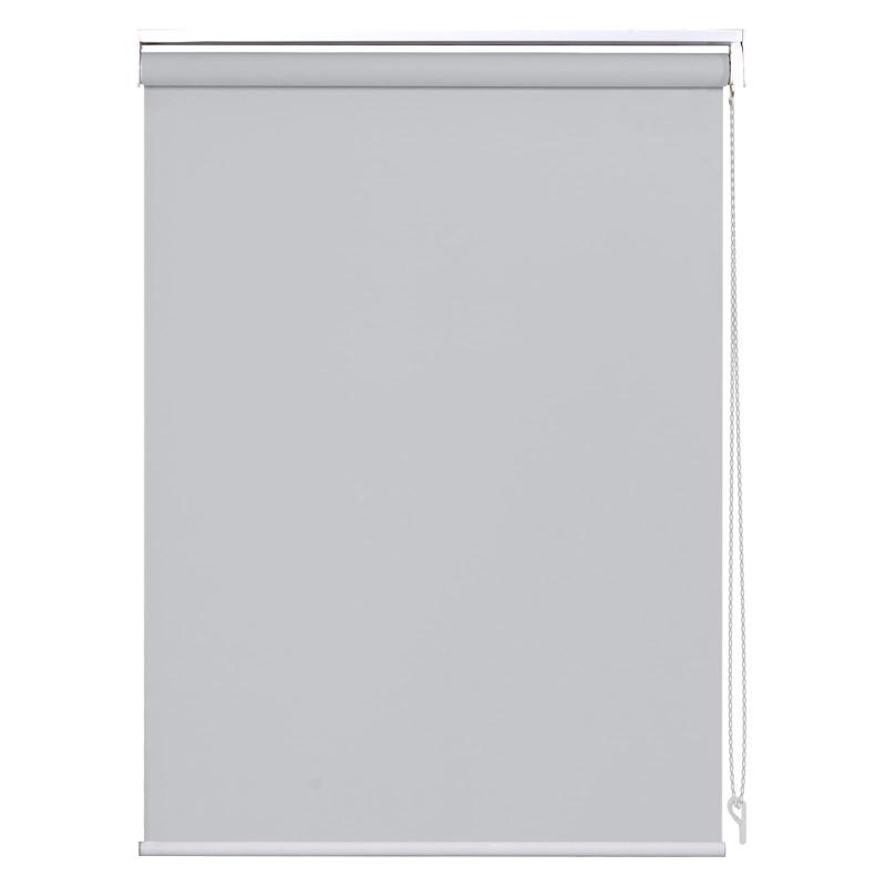 ロールスクリーン ロールカーテン 完全遮光 1級遮光 防音 遮熱 表裏同色 防寒 チェーン式 カーテンレール取り付け可能