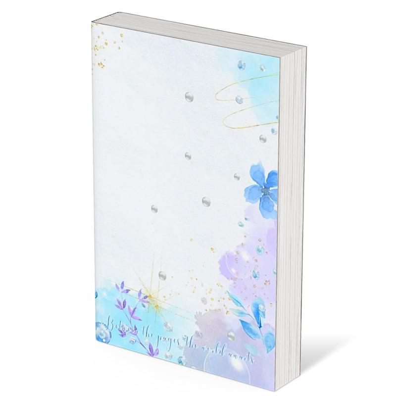 本屋さんの。 紙製 ブックカバー 文庫本 サイズ 30枚ブックカバー 『幻想現蒼架』は、物語（幻想）と現実（うつつ）の狭間の世界を儚い蒼で表現しています。✅【文庫本の対応サイズ】幅110mm✕縦170mm✕厚み40mmまで（トールサイズ）対...