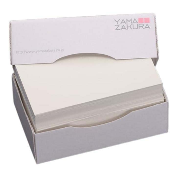 山櫻 名刺用紙 4号 厚口