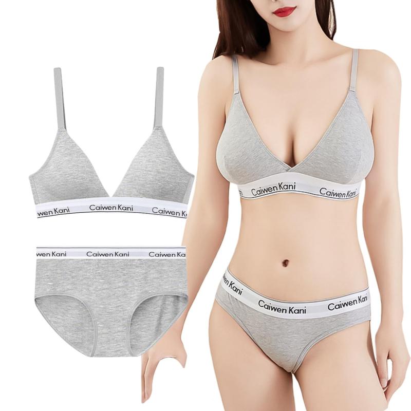 [AIMUJINY] スポーツブラ レディース 揺れない 綿 ノンワイヤーブラ シームレスブラ ナイト 脇高設計 通気性 着用可能昼も夜も 締付け感なし