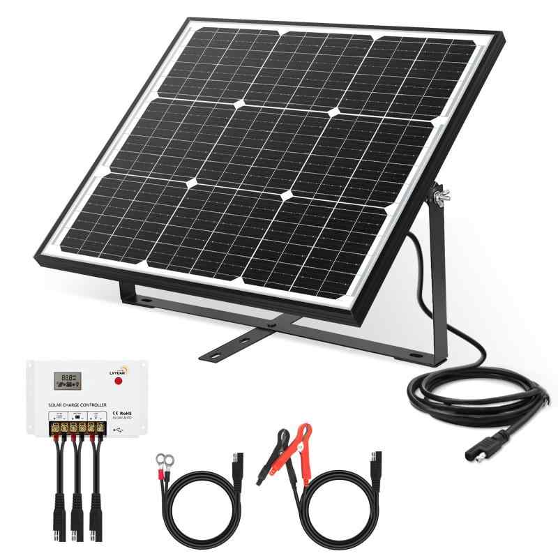 Rococo MarketのLVYUAN(リョクエン)ソーラー発電キットソーラーパネル 太陽光パネル｜アングル2