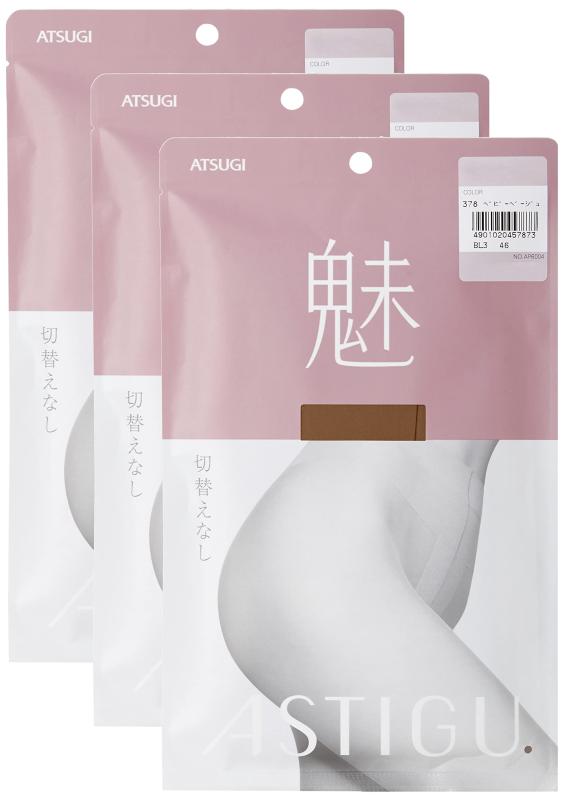 乐天商城 - ATSUGI(アツギ) ストッキングASTIGU(アスティーグ)【魅】 ストッキング 切替えなし <3足セット> AP6004レディース