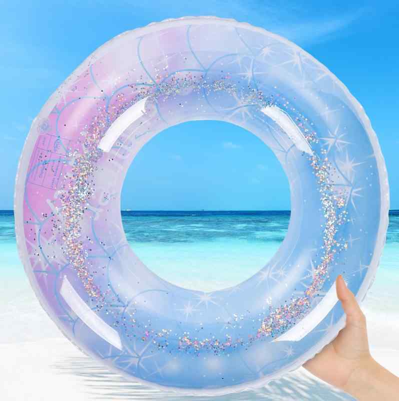 浮き輪 浮輪 うきわ 大人用 子供用 フロート 水遊び用 キラキラ 夏休み 空気入れ スイミング 星空柄