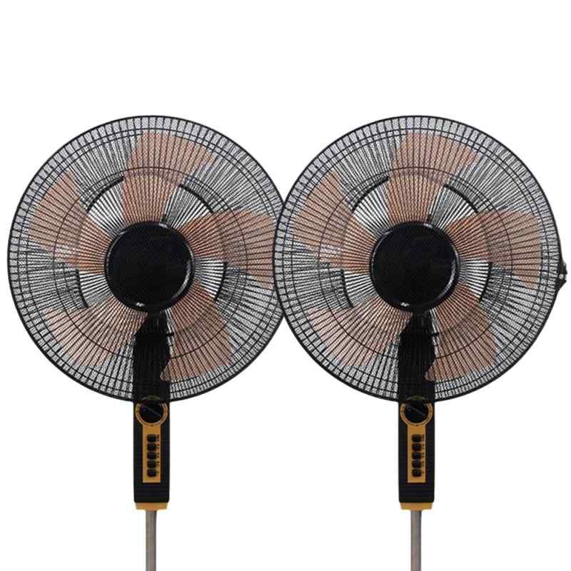 MILANQW 扇風機カバー 子供 安全カバー ほこり防止 ネット サーキュレーター対応 サイズ調整可能 35-45..