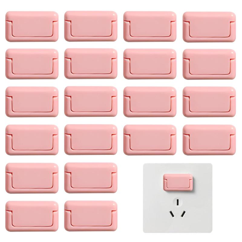 コンセントカバー コンセントキャップ 20個セット ソケット保護カバー 安全カバー 安全カバー 赤ちゃん保護 感電保護 トラッキング保護 ホコリ保護 脱落保護 子供 幼児 ペット保護 家庭用
