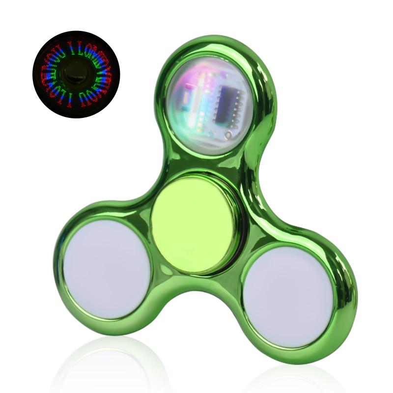 ハンドスピナー光る 18種類の鮮やかな絞り ハンドスピナー よく回る ハンドスピナ...