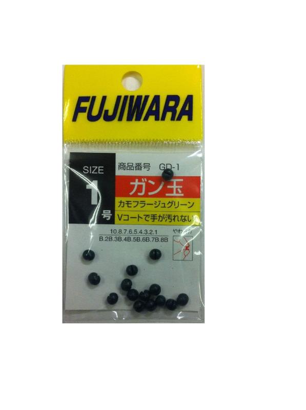 乐天商城 - フジワラ(FUJIWARA) ガン玉 カモフラージュグリーン