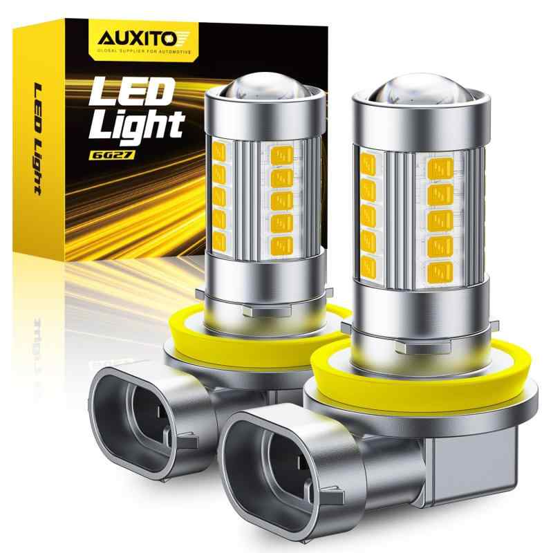 乐天商城 - AUXITO LEDフォグランプ 車検対応 DC12V車用 20W 高輝度 一体型 無極性 2個セット