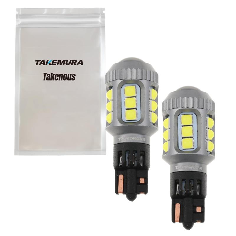 乐天商城 - Takenous トラック野郎御用達 竹村商会 s25 シングル バックランプ専用バルブ 12v 24v led ホワイト 2個セット