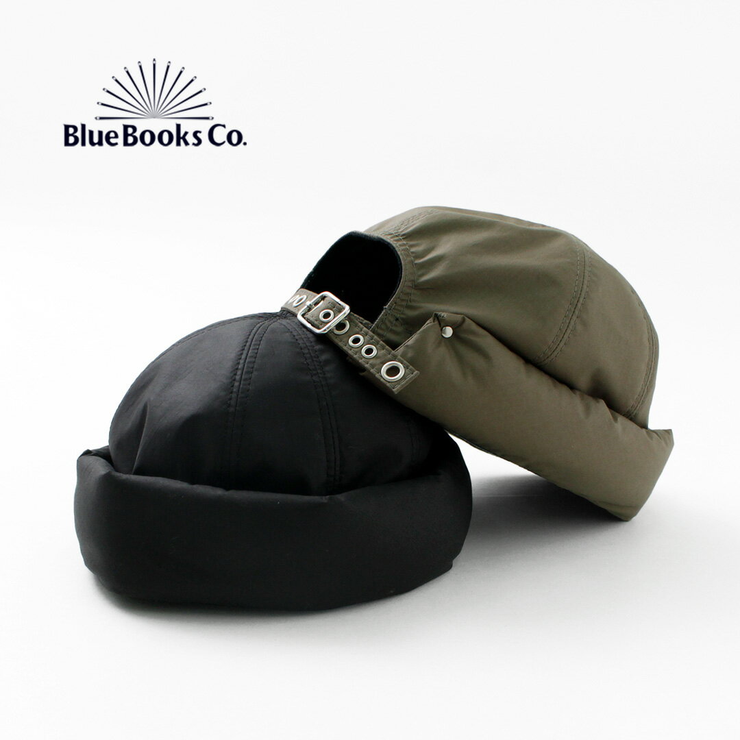 BLUE BOOKS CO.（ブルーブックスコー） Random Roll 帽子 ツバなし ロールキャップ メンズ 綿 コットン タイプライター 日本製