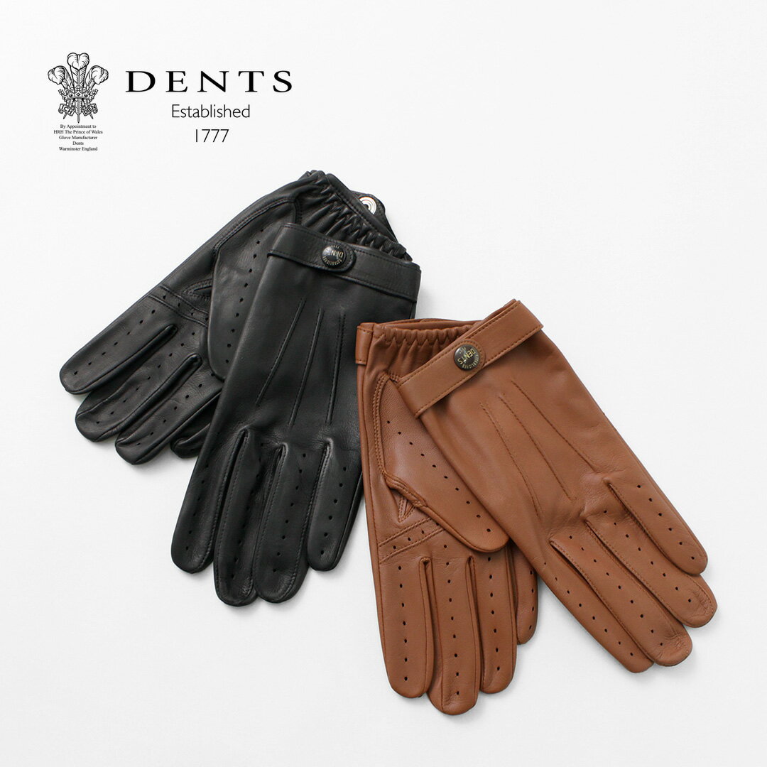 デンツ　手袋（メンズ） 【30％OFF】DENTS（デンツ） フレミング / パンチング レザーグローブ メンズ ドライビンググローブ 手袋 革 シープスキン イギリス製 ギフト プレゼント【セール】